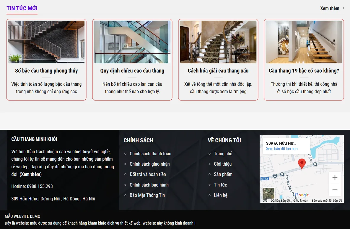 Thiết Kế Website Cầu Thang MA-662