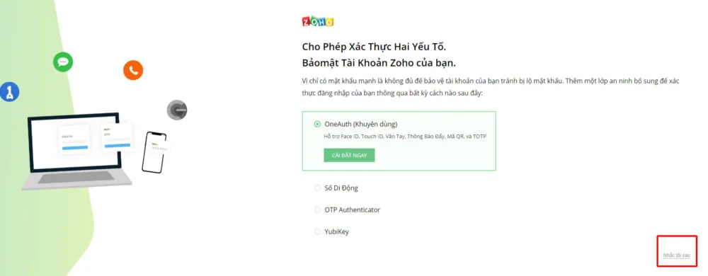 Hướng dẫn sử dụng Zoho email theo tên miền