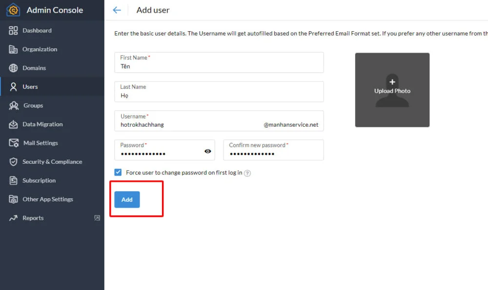 Hướng dẫn sử dụng Zoho email theo tên miền