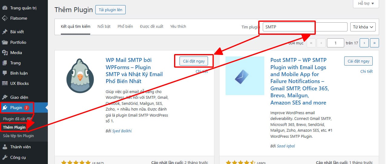 Hướng Dẫn Cài Đặt SMTP Cho Website WordPress