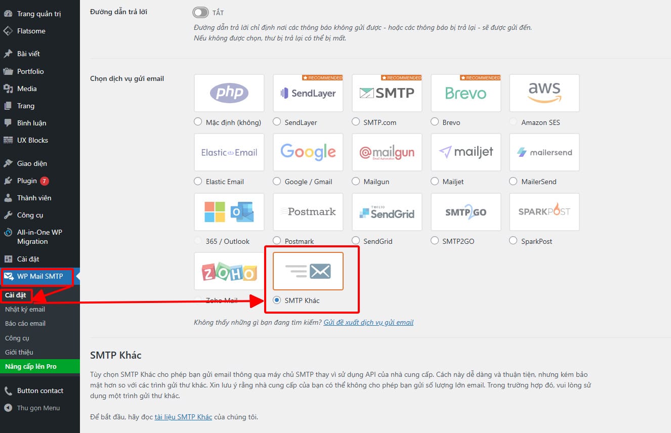 Hướng Dẫn Cài Đặt SMTP Cho Website WordPress