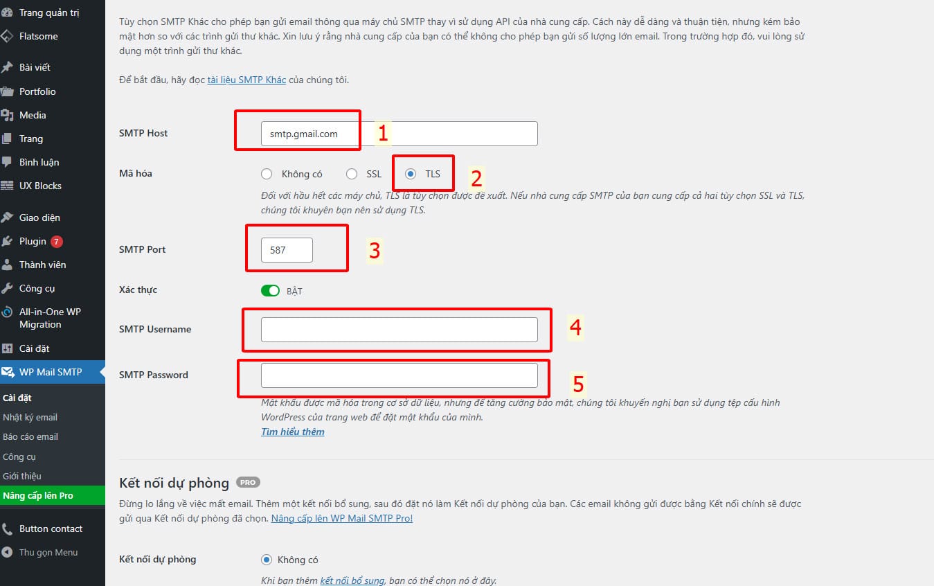 Hướng Dẫn Cài Đặt SMTP Cho Website WordPress