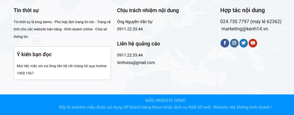 Thiết Kế Website Tin Tức, Bài Viết Blog MA-668