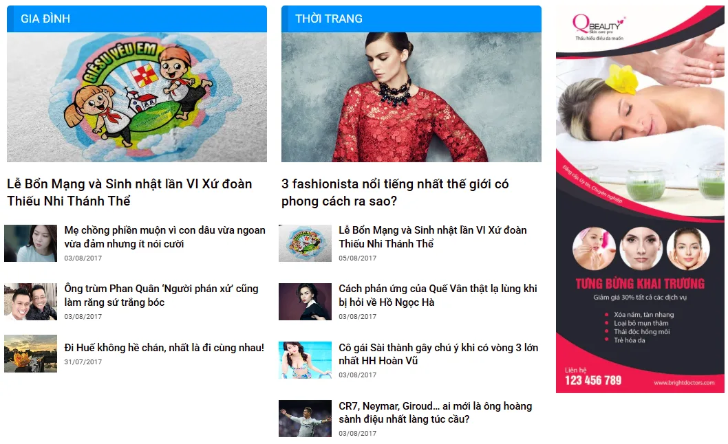 Thiết Kế Website Tin Tức, Bài Viết Blog MA-668