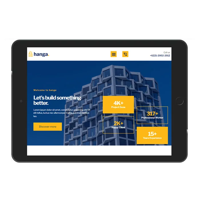 Dịch vụ thiết kế web xây dựng