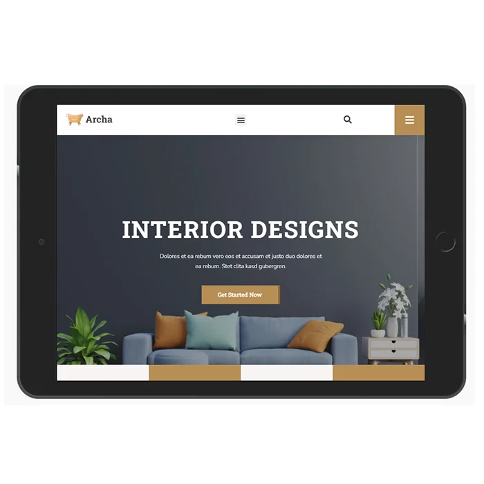 Mẫu website bán đồ nội thất chuẩn SEO