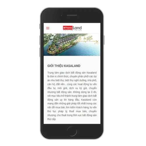 Mẫu Website Bất Động Sản MA-676