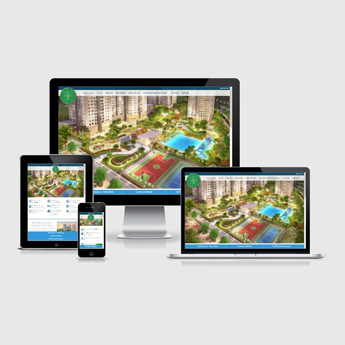 Mẫu website dịch vụ bất động sản chuẩn SEO