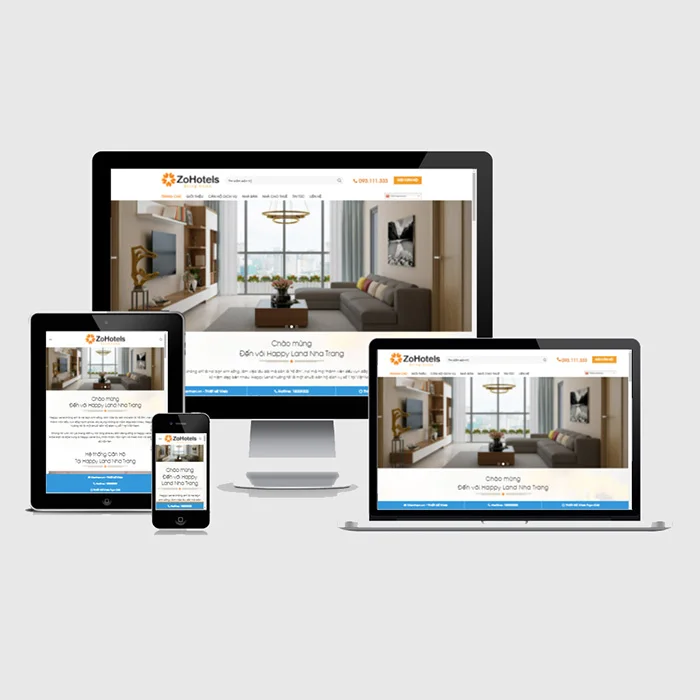 Mẫu website giới thiệu công ty bất động sản