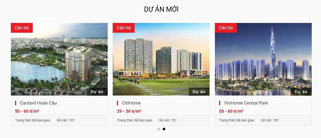 Thiết Kế Website Bất Động Sản MA-676
