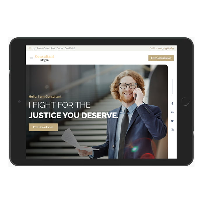 Thiết kế website cho công ty luật