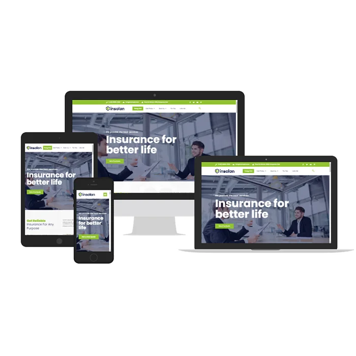 Thiết kế website công ty bảo hiểm uy tín