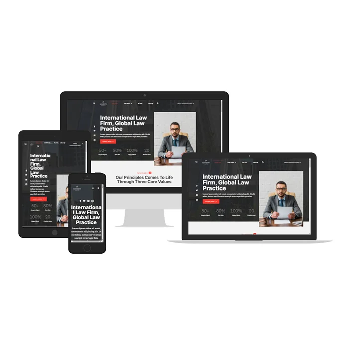 Thiết kế website công ty luật chuyên nghiệp