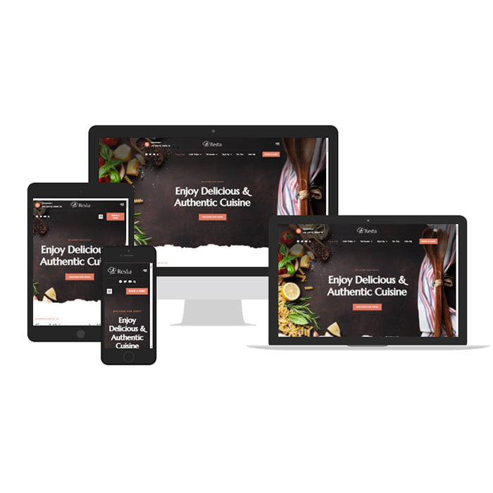 Thiết kế website dịch vụ ẩm thực