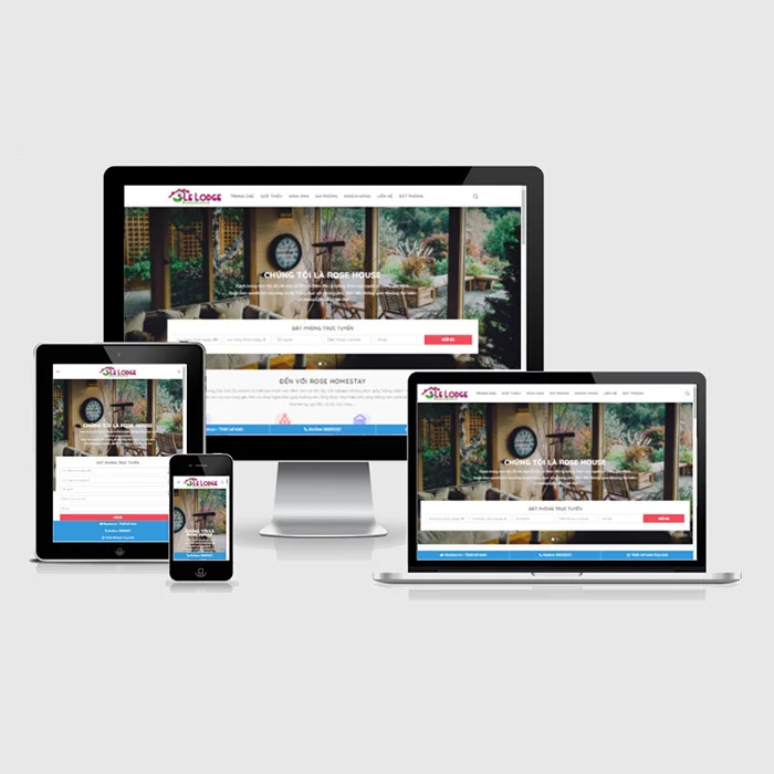 Thiết kế website dịch vụ homestay