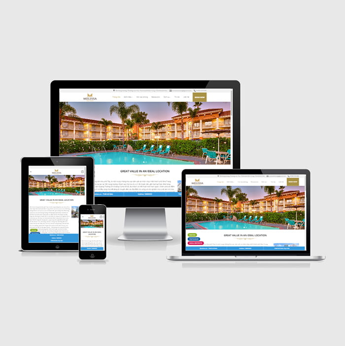 Thiết kế website dịch vụ khách sạn