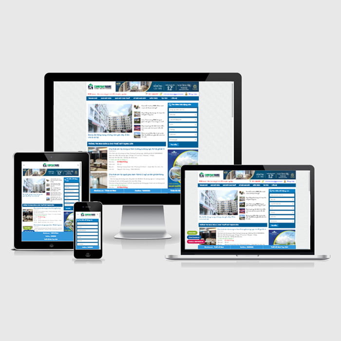 Thiết kế website dịch vụ mua bán bất động sản