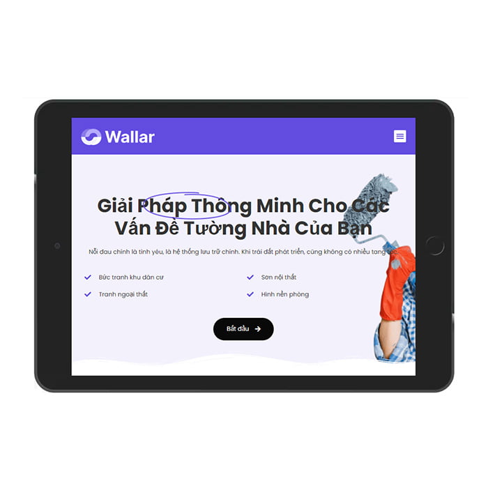 Thiết Kế Website Dịch Vụ Sơn Nhà