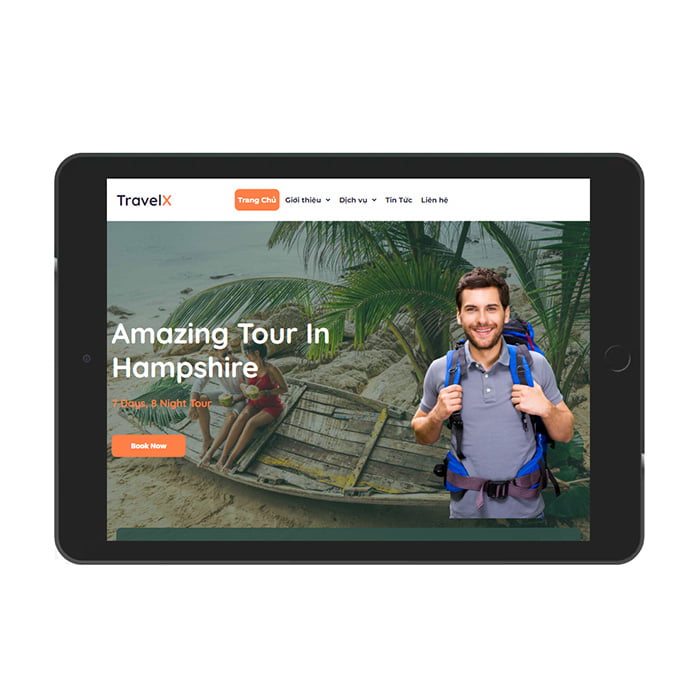 Thiết kế website du lịch - tour du lịch
