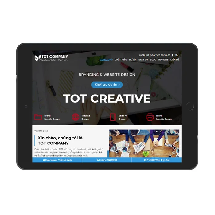 Thiết kế website thương hiệu