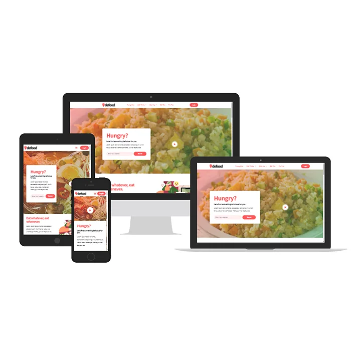 Website dịch vụ đồ ăn nhanh