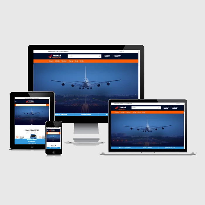 Xây dựng mẫu website vận chuyển