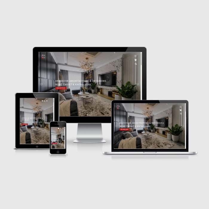 Dịch vụ thiết kế website kiến trúc nội thất