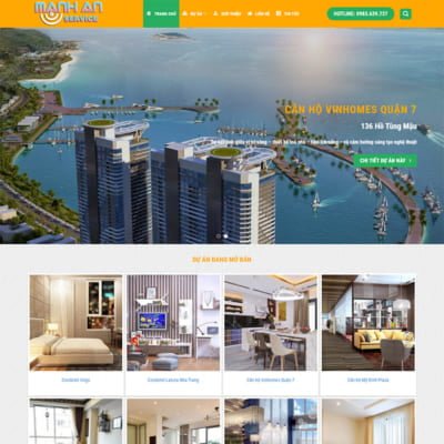 Thiết kế website bán đất nền