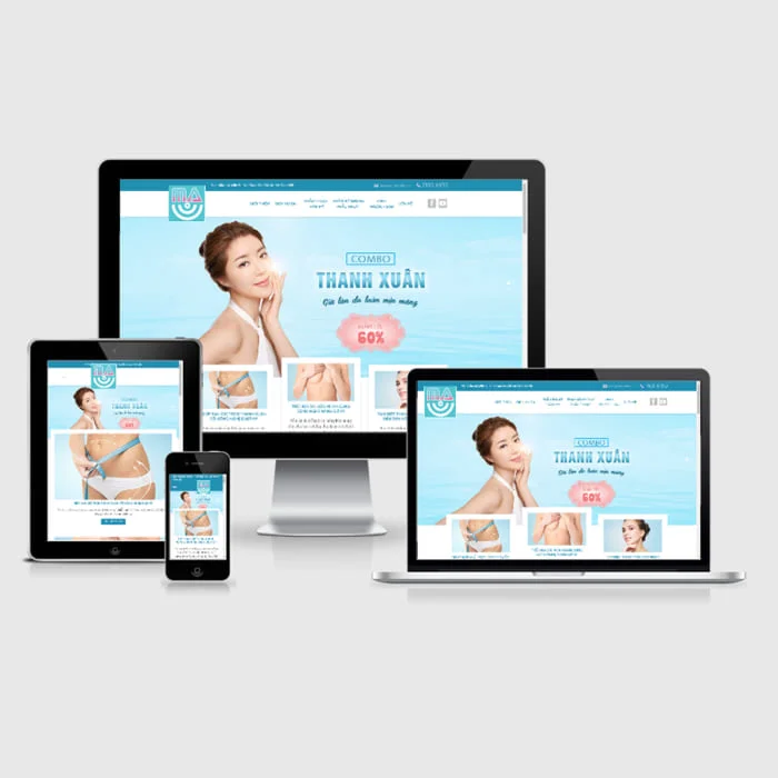 Thiết kế website dịch vụ Spa