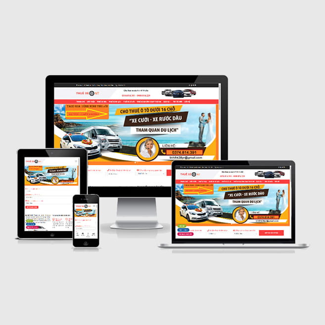 Thiết kế website dịch vụ taxi gia đình