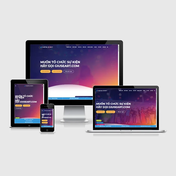 Thiết kế website dịch vụ tổ chức sự kiện
