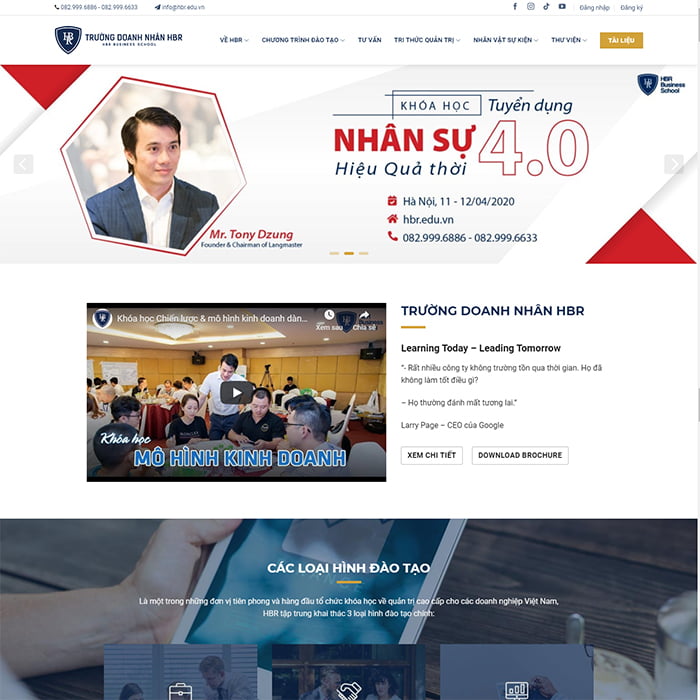 Thiết kế website dịch vụ tuyển nhân sự