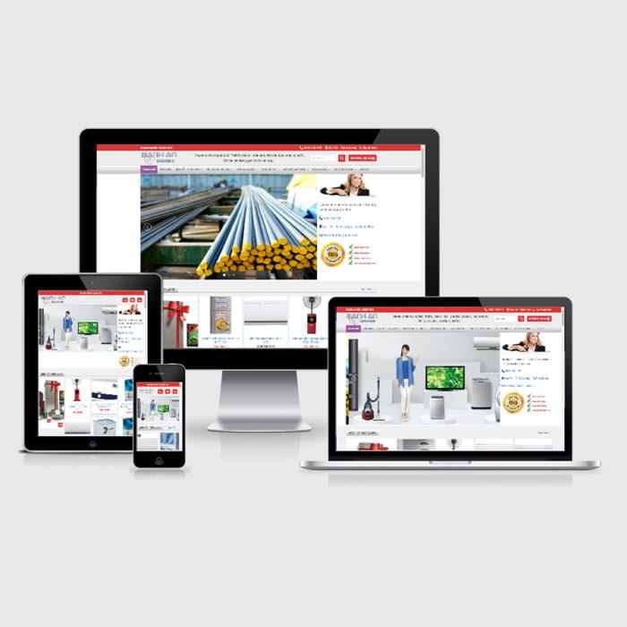 Thiết kế website kinh doanh vật liệu xây dựng