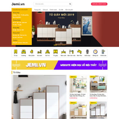 Thiết kế website sản phẩm gỗ