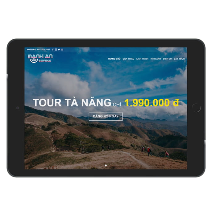 Thiết kế website tour du lịch