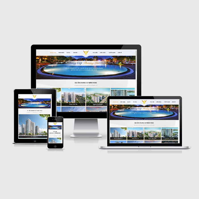 Thiết kế website tư vấn bất động sản