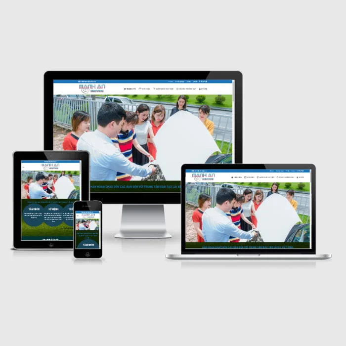 Website giới thiệu trung tâm đào tạo lái xe