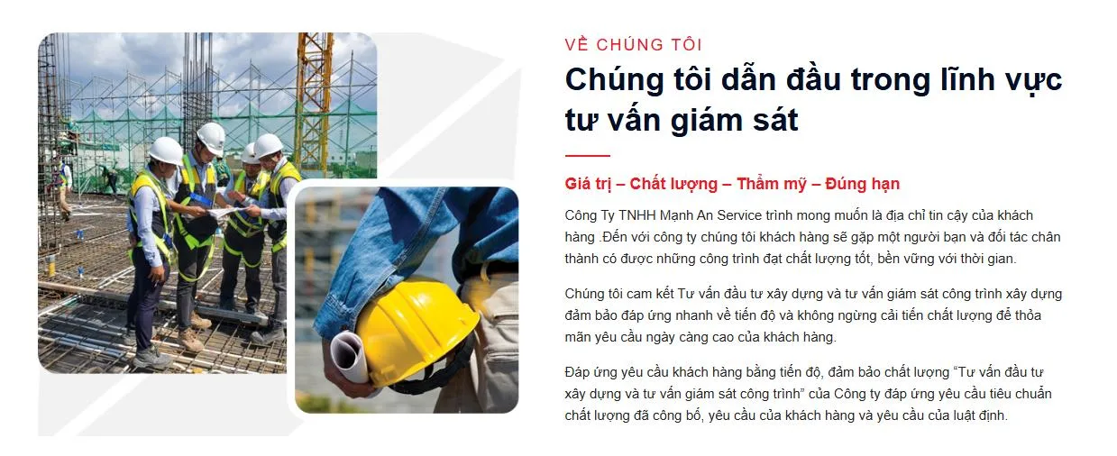 Thiết Kế Website Xây Dựng MA-683