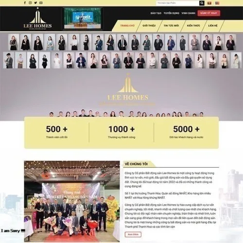Thiết Kế Website Bất Động Sản MA-694