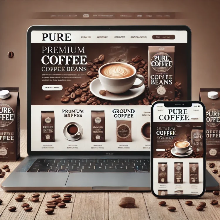 Thiết Kế Website Cafe Nguyên Chất – Đưa Thương Hiệu Đậm Đà Hương Vị Vươn Tầm Số Hóa