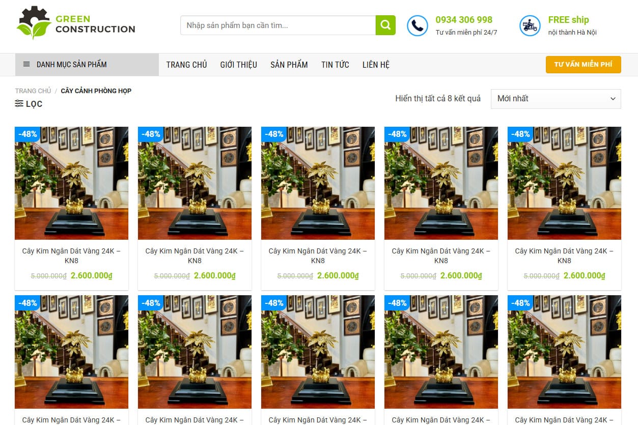 Thiết Kế Website Cây Cảnh Phòng Họp - Chuyến Hành Trình Tạo Nên Không Gian Làm Việc Lý Tưởng