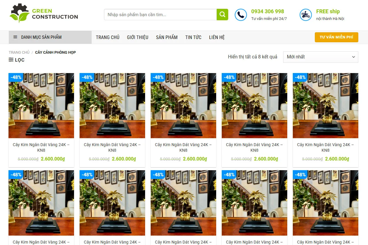 Thiết Kế Website Cây Cảnh Phòng Họp - Chuyến Hành Trình Tạo Nên Không Gian Làm Việc Lý Tưởng