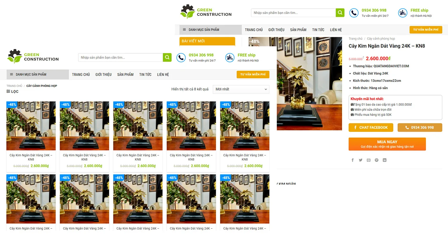 Thiết Kế Website Cây Cảnh Phòng Họp - Chuyến Hành Trình Tạo Nên Không Gian Làm Việc Lý Tưởng