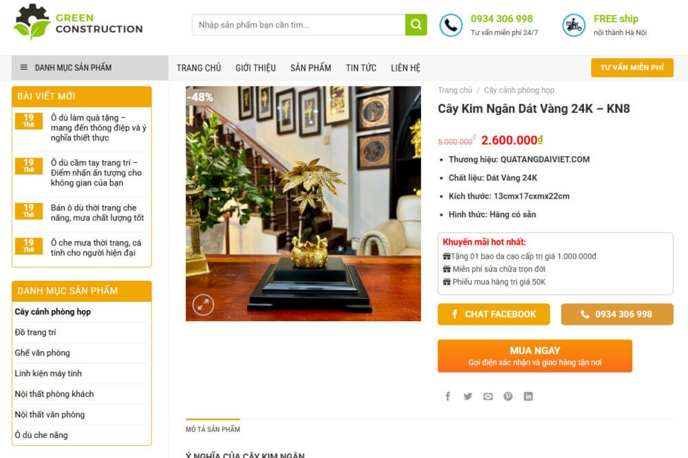 Thiết Kế Website Cây Cảnh Phòng Họp - Chuyến Hành Trình Tạo Nên Không Gian Làm Việc Lý Tưởng