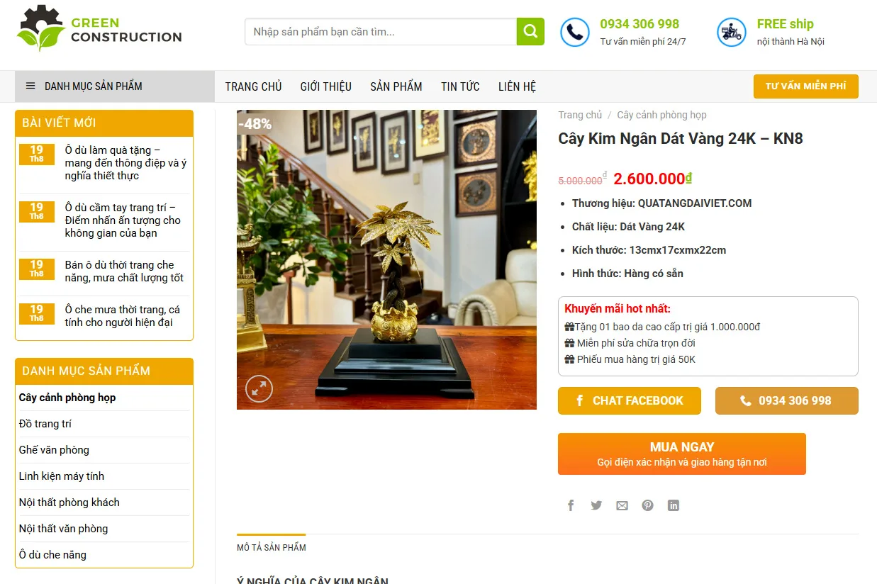 Thiết Kế Website Cây Cảnh Phòng Họp - Chuyến Hành Trình Tạo Nên Không Gian Làm Việc Lý Tưởng