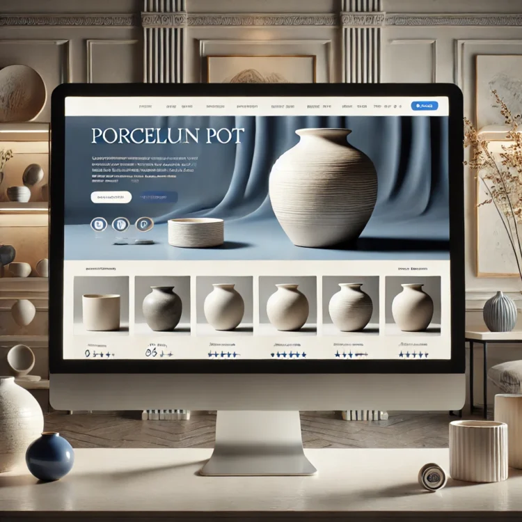 Thiết Kế Website Chậu Gốm Sứ – Tôn Vinh Vẻ Đẹp Từ Đất, Hòa Mình Vào Kỷ Nguyên Số
