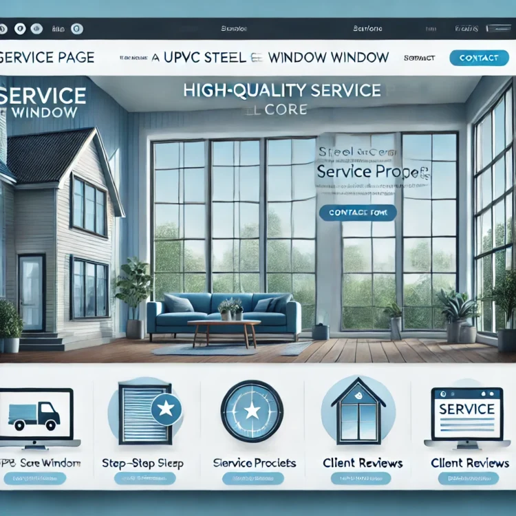 Thiết kế website Cửa nhựa lõi thép - Giải pháp tăng doanh số