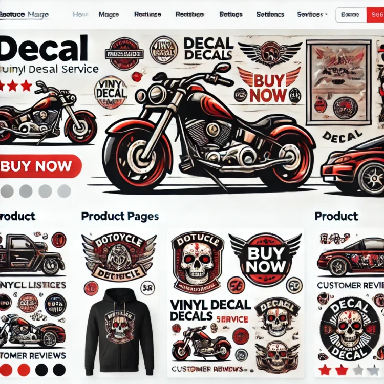 Thiết kế website Dán Decal - Tăng trưởng với giải pháp số hóa