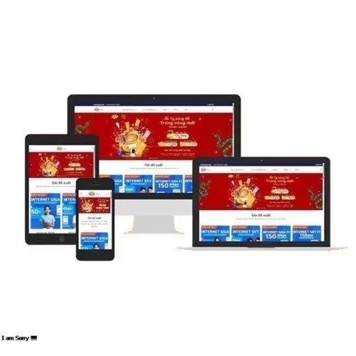Thiết Kế Website Dịch Vụ Viễn Thông FPT MA-696