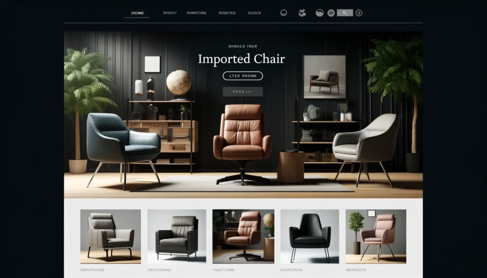 Thiết Kế Website Ghế Nhập Khẩu - Một Hành Trình Kể Câu Chuyện Thương Hiệu